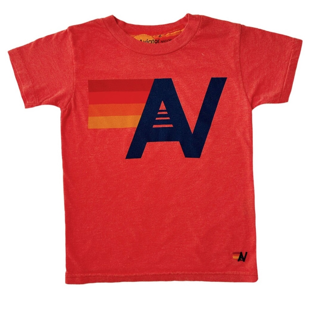 AVIATOR NATION Kids Logo Tee - NWT